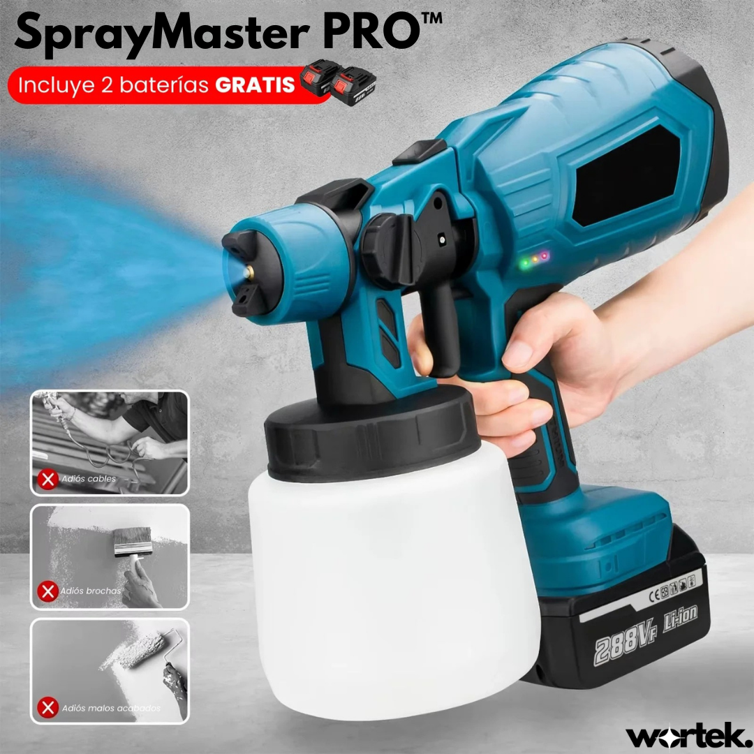 SprayMaster PRO™ - Pistola Pulverizadora Inalámbrica Profesional