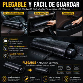SombraDrive™ – Parasol Plegable para Coche tipo Paraguas
